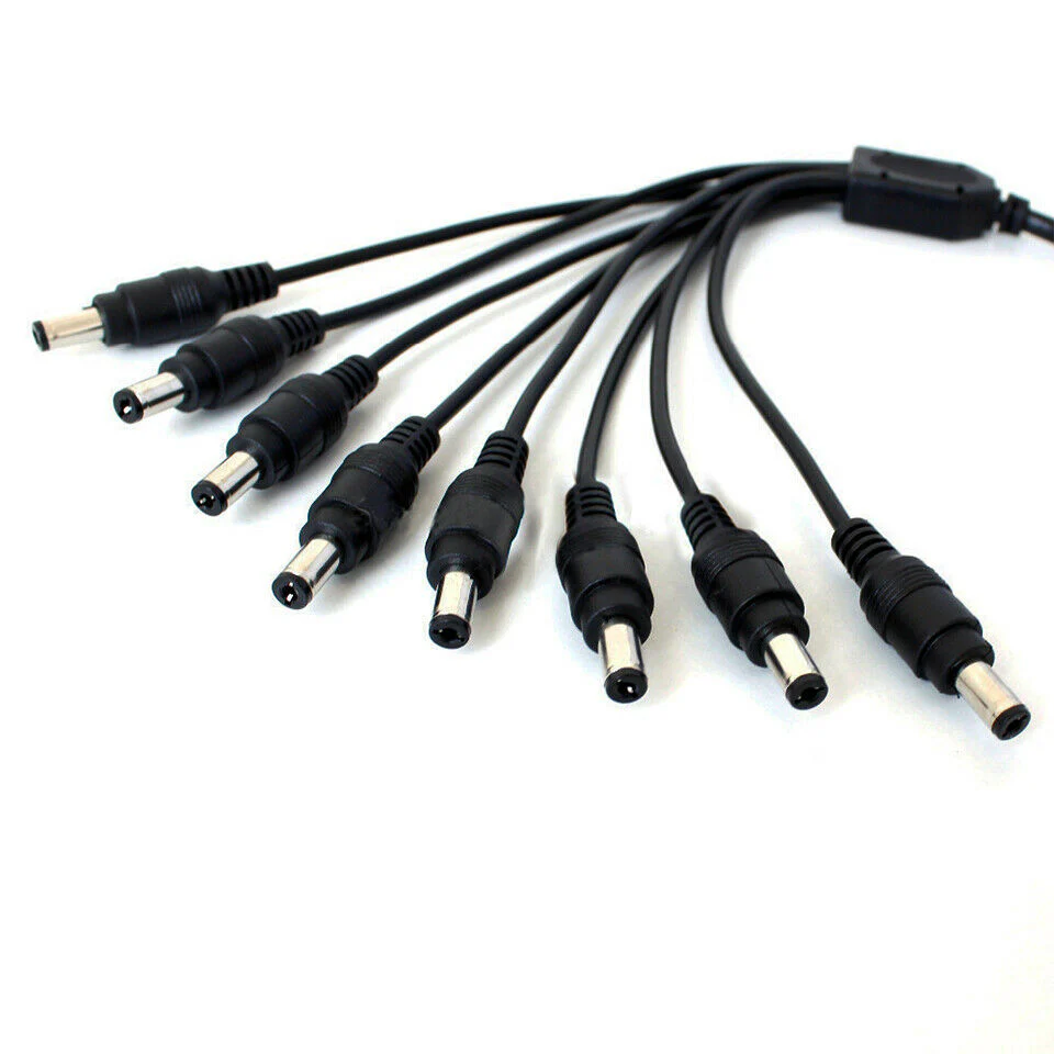 1 to 8 Way DC Splitter Cable for CCTV Camera - Image 3