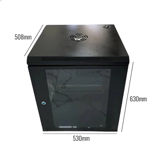 WC12U 12RU Data Cabinet Wall Mount Server Rack 508mm Deep - Image 4