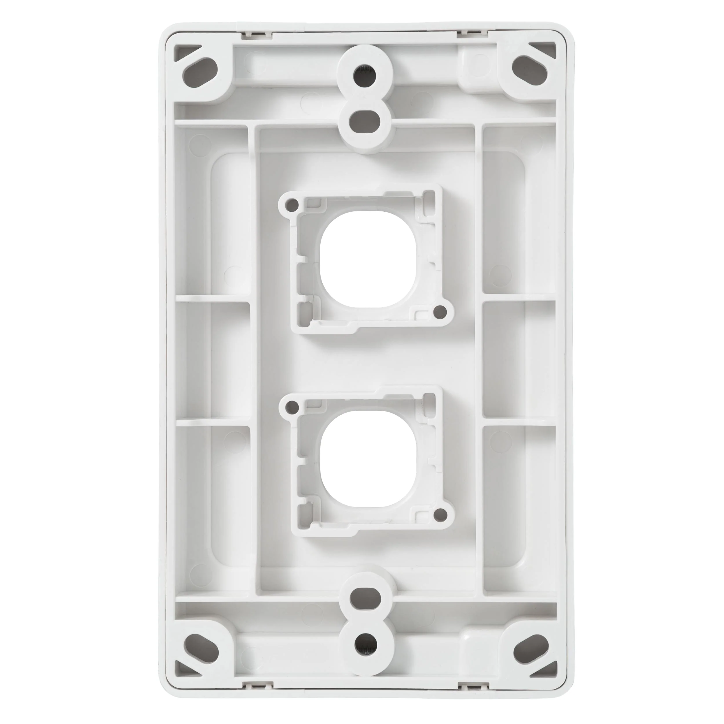 2 Gang Grid & Plate - White - Image 3