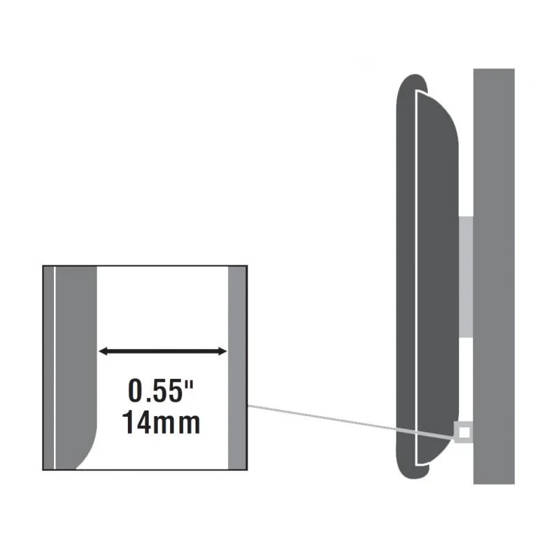 23-42" Super Slim Fixed TV Bracket Wall Mount 30kg | LCD-203L - Image 3