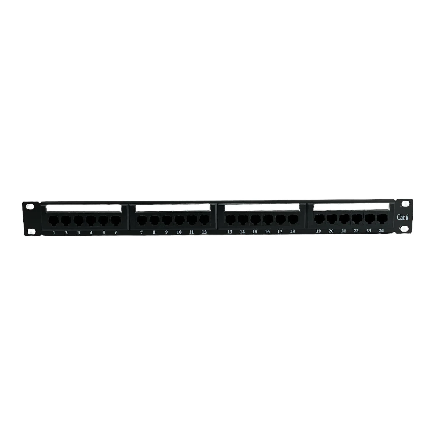 24 Port Patch Panel CAT6 UTP RJ45 19" Rack Mount - Image 3