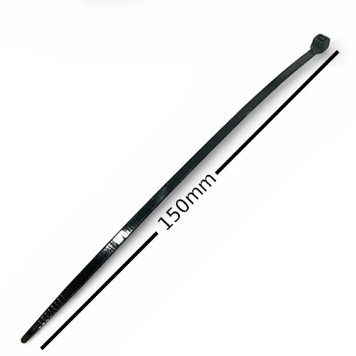3.6mm X 140mm Cable Ties, Bags Of 100 Pieces - BLACK - Image 2