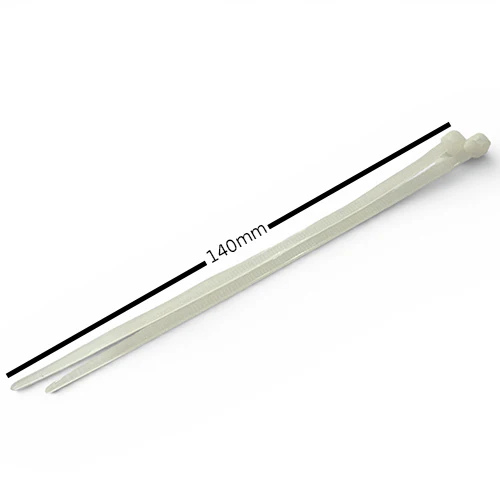 3.6mm X 140mm Cable Ties, Bags Of 100 Pieces - WHITE - Image 2