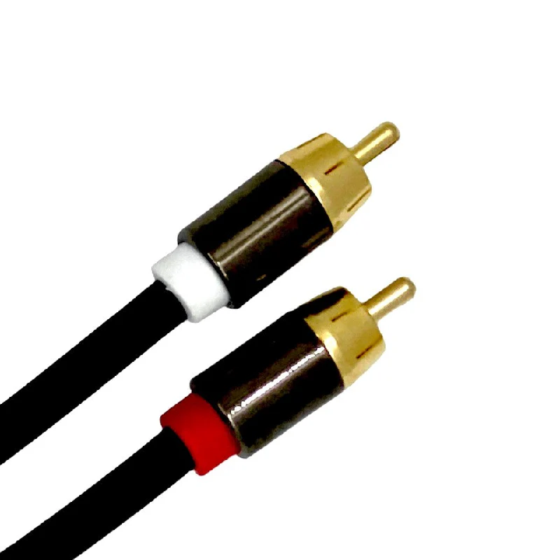 3m Premium Subwoofer Audio Cable 1 RCA to 2 RCA Y Splitter Gold Plated - Image 6