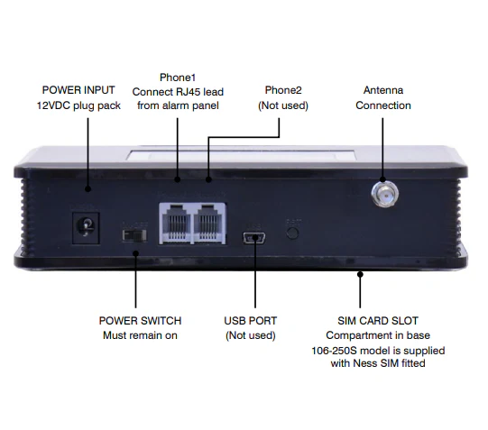 NESS 4G GSM Dialler 106-250 - Image 3