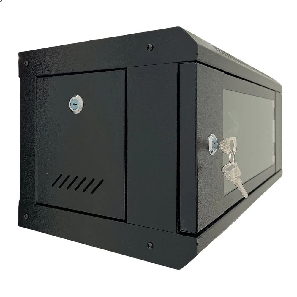 WC4US 4RU 19" Wall Mount Server Rack Cabinet 300mm Deep - Image 4