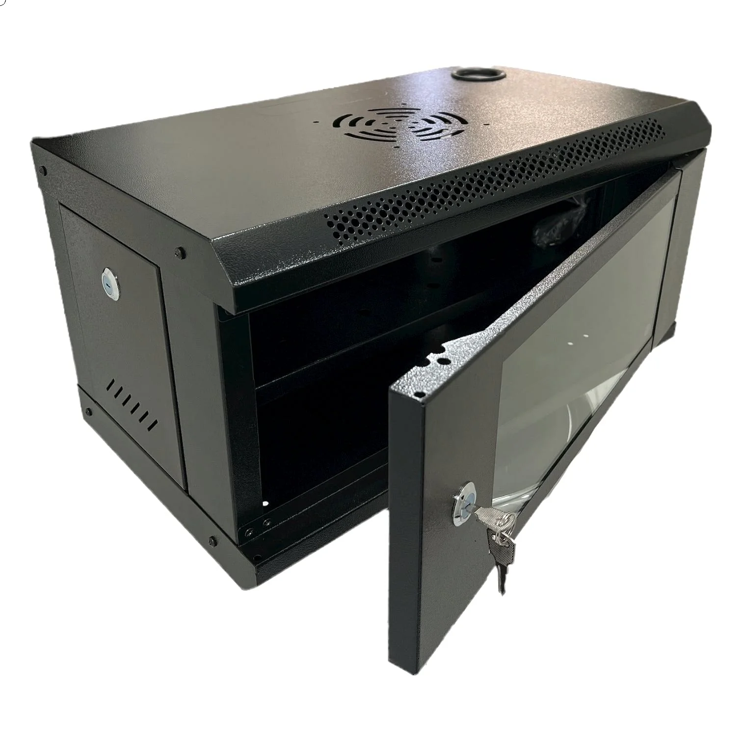 WC4US 4RU 19" Wall Mount Server Rack Cabinet 300mm Deep - Image 5