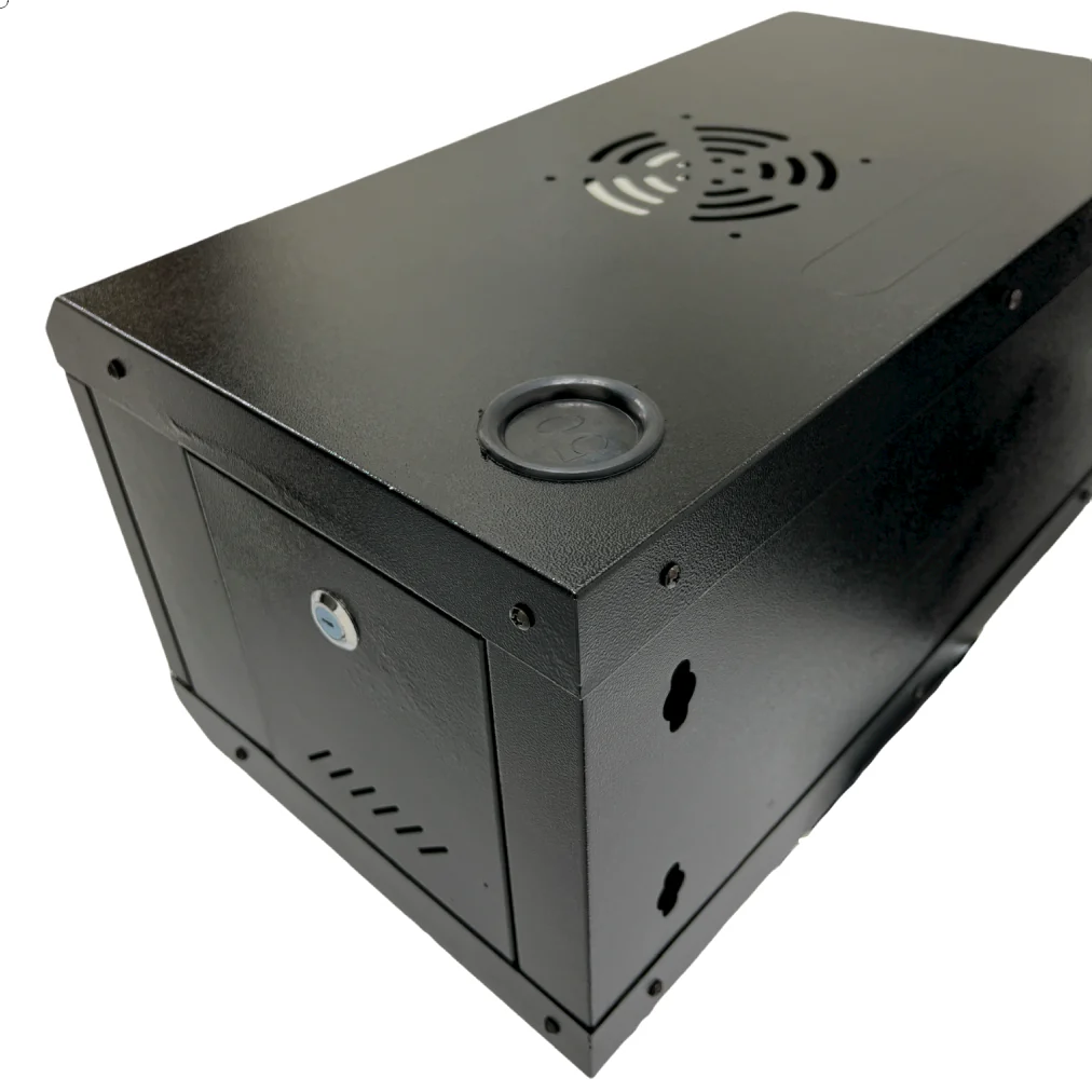 WC4US 4RU 19" Wall Mount Server Rack Cabinet 300mm Deep - Image 6