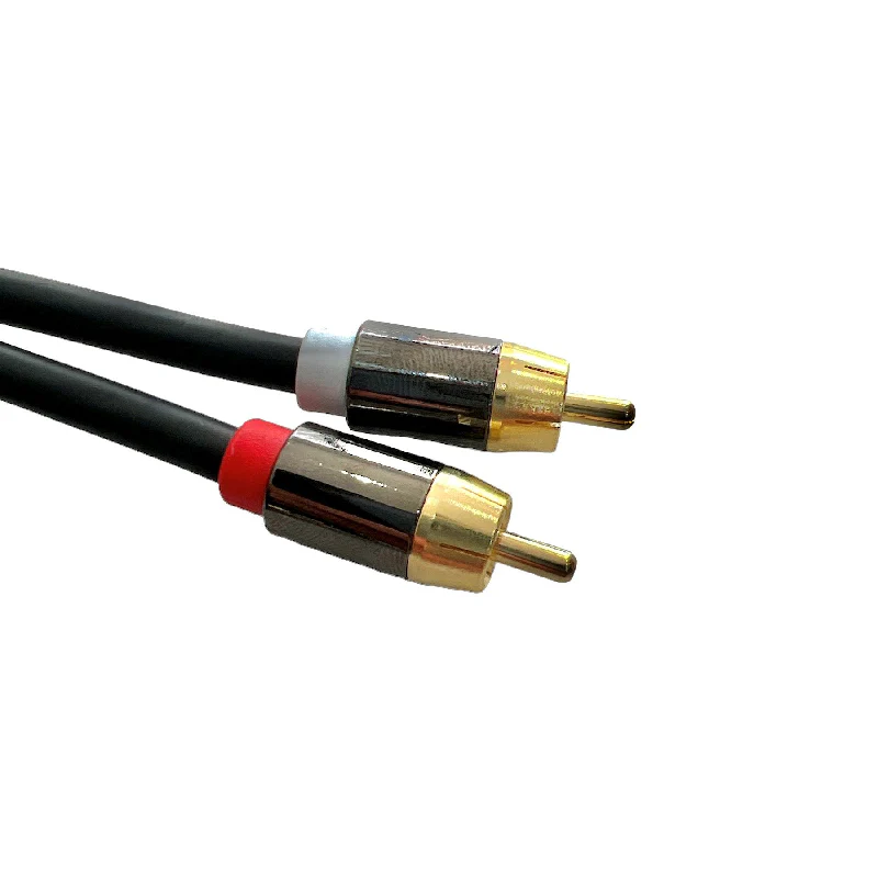 5m Premium Subwoofer Audio Cable 1 RCA to 2 RCA Y Splitter Gold Plated - Image 7