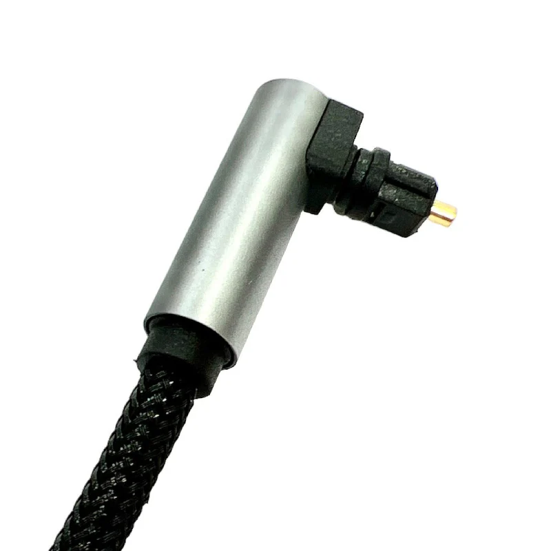 5m Right Angle Optical Audio Cable | Nylon Braided - Image 7