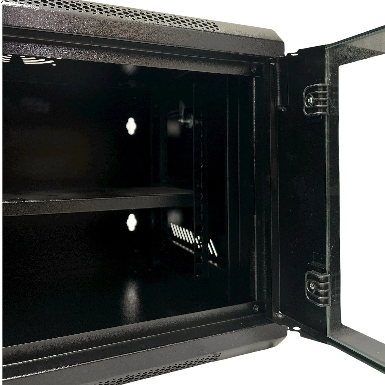 WC6U 6RU 19" Wall Mount Rack Data Cabinet 450mm Deep - Image 4