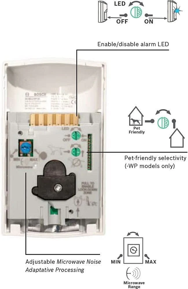 Bosch Blue Line Gen2 PIR Detector - Pet Friendly 20kg - Image 3