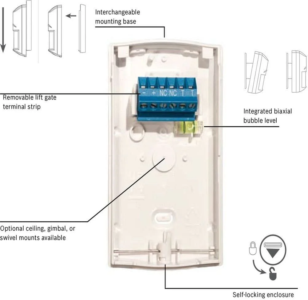 Bosch Blue Line Gen2 PIR Motion Detector ISC-BPR2-W12 - Image 3