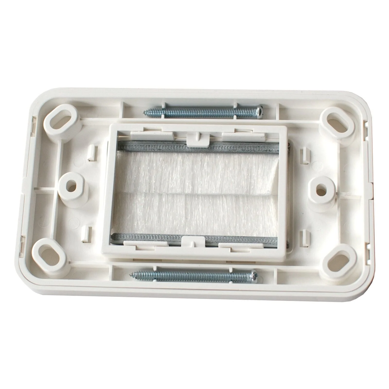 Brush Plate - Wall Plates - In Wall Cable Management - Image 3