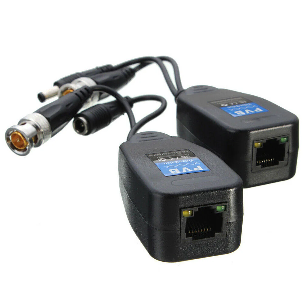 Video Balun CCTV 8MP Coax BNC Power Connector Transceiver to RJ45 - Image 4