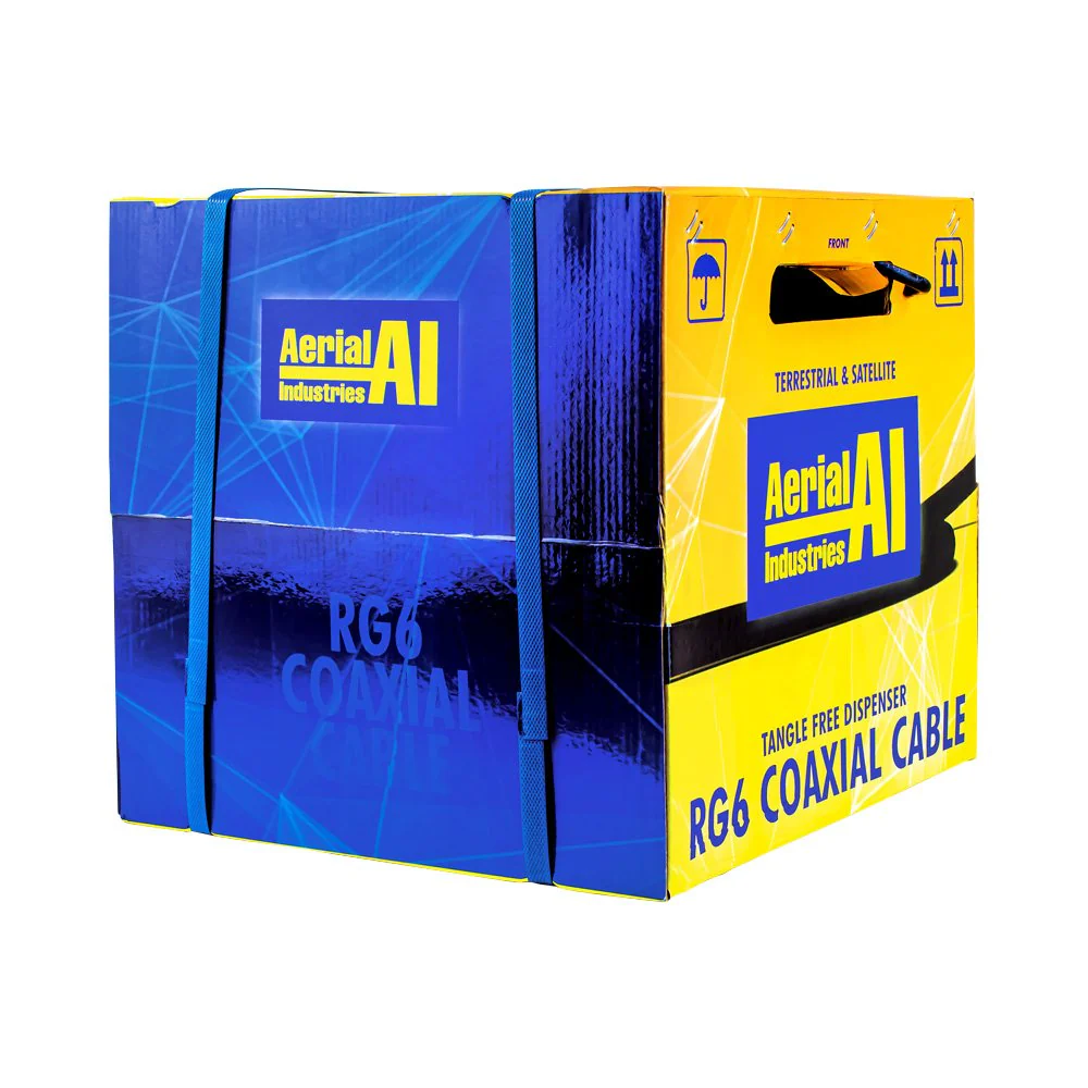 RG6 Coaxial Cable Box 305m Quad Shield - Image 4