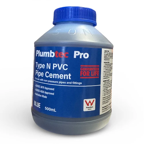 Conduit Jointing Cement Blue 500ml with Brush - Image 2
