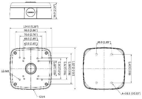 Dahua DH-PFA121 WHITE Water-Proof Junction Box - Image 5