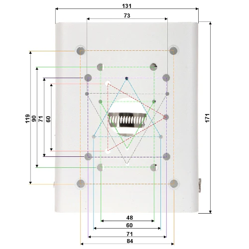 Dahua DH-PFA150 Triple Clamp Pole Mount Bracket - Image 4