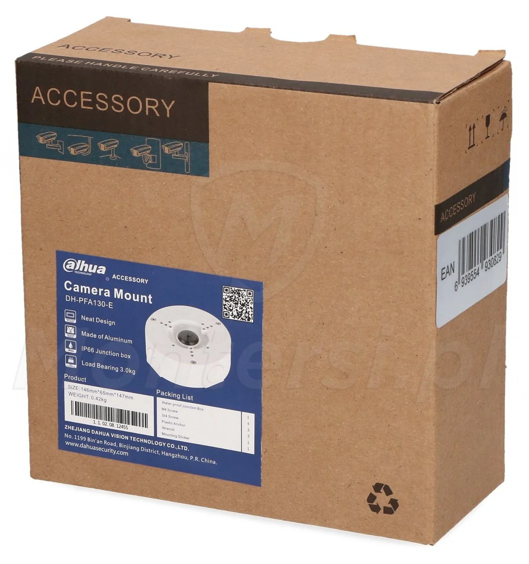 PFA130-E Camera Mount Bracket - Waterproof Junction Box - Image 4
