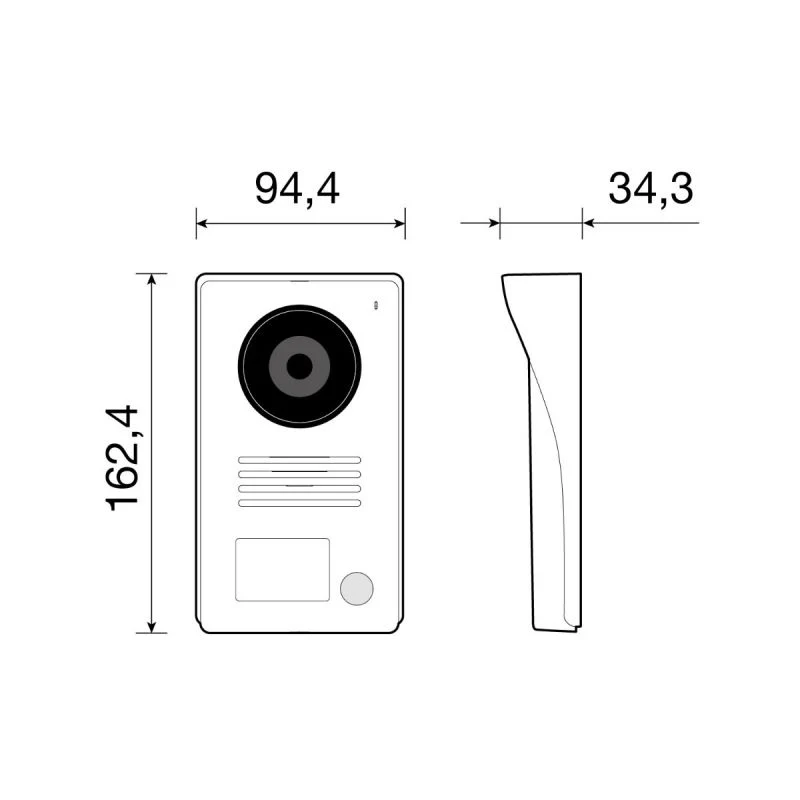 Elvox K40945 7" Video WiFi Intercom Kit (Monitor + Door Station) - Image 5