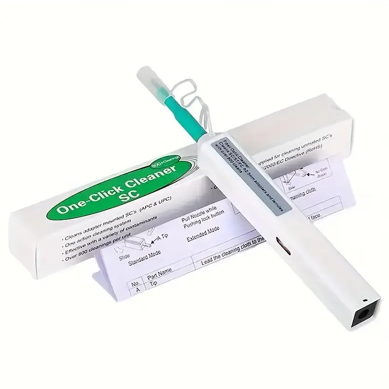 Fiber Optic Cleaner For SC/MU 2.25mm UPC/APC Ferrule Push Type
