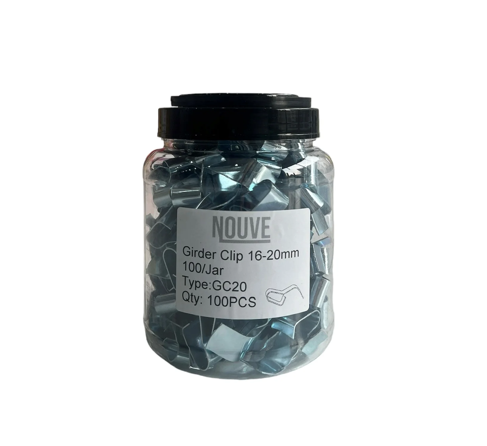 Girder Clip 16-20mm - 100pcs Jar - Image 5