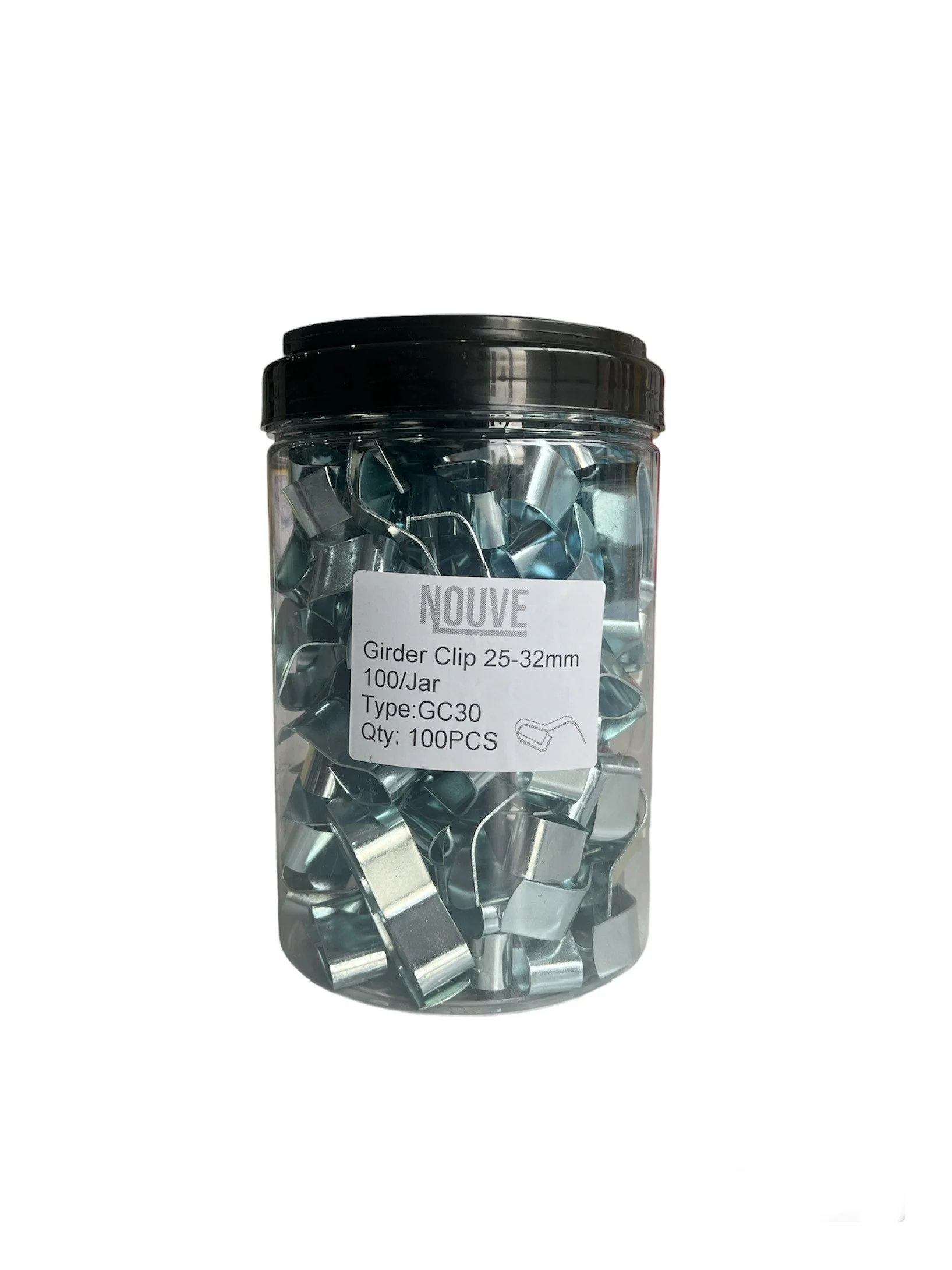 Girder Clip 25-32mm - 100pcs Jar - Image 4