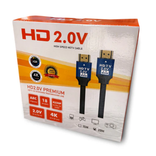HDMI 4K 20 Meter Cable BLACK 2.0V - Image 4