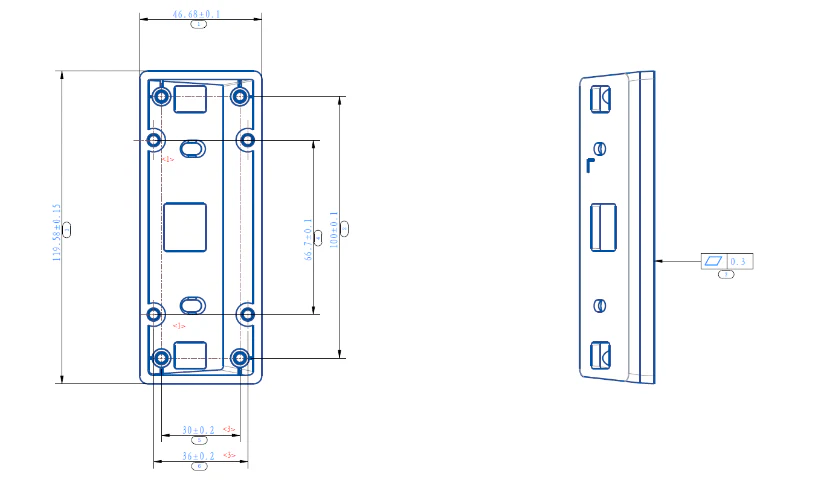 HIKVISION INTERCOM KABV24-A ANGLE BRACKET TO SUIT HILOOK 4 WIRE HA-KIT-A2-HILOOK, WALL MOUNT - Image 3