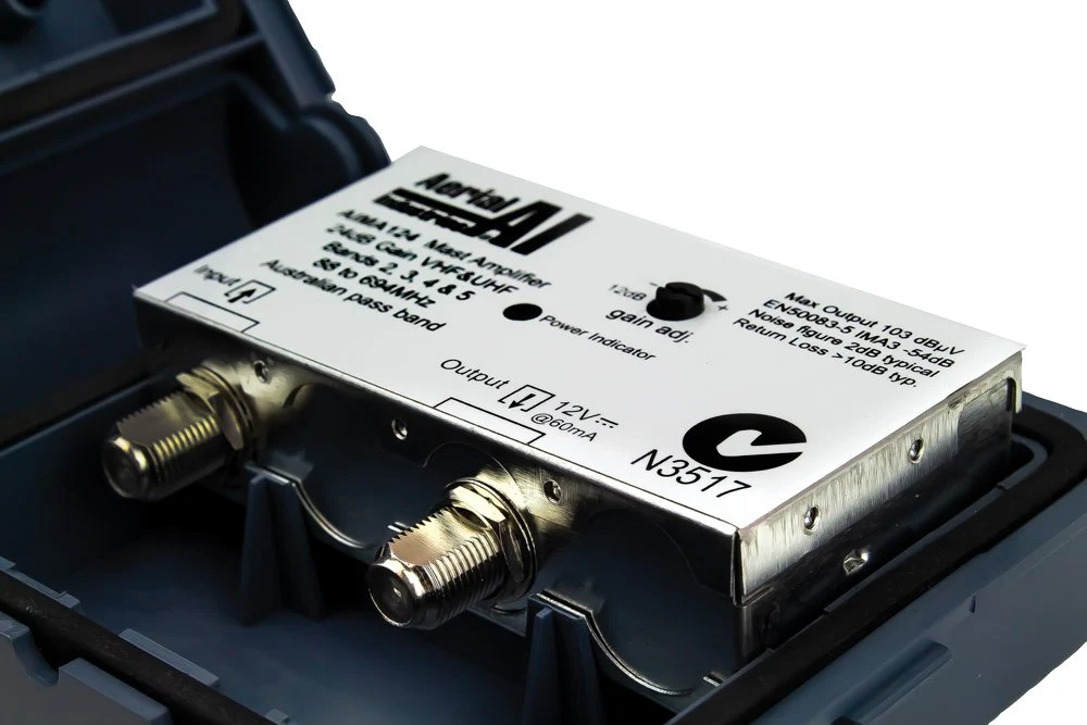 Masthead Amplifier 1 Input 24dB Gain 88-694MHz 12V DC Lte Filter - Image 4