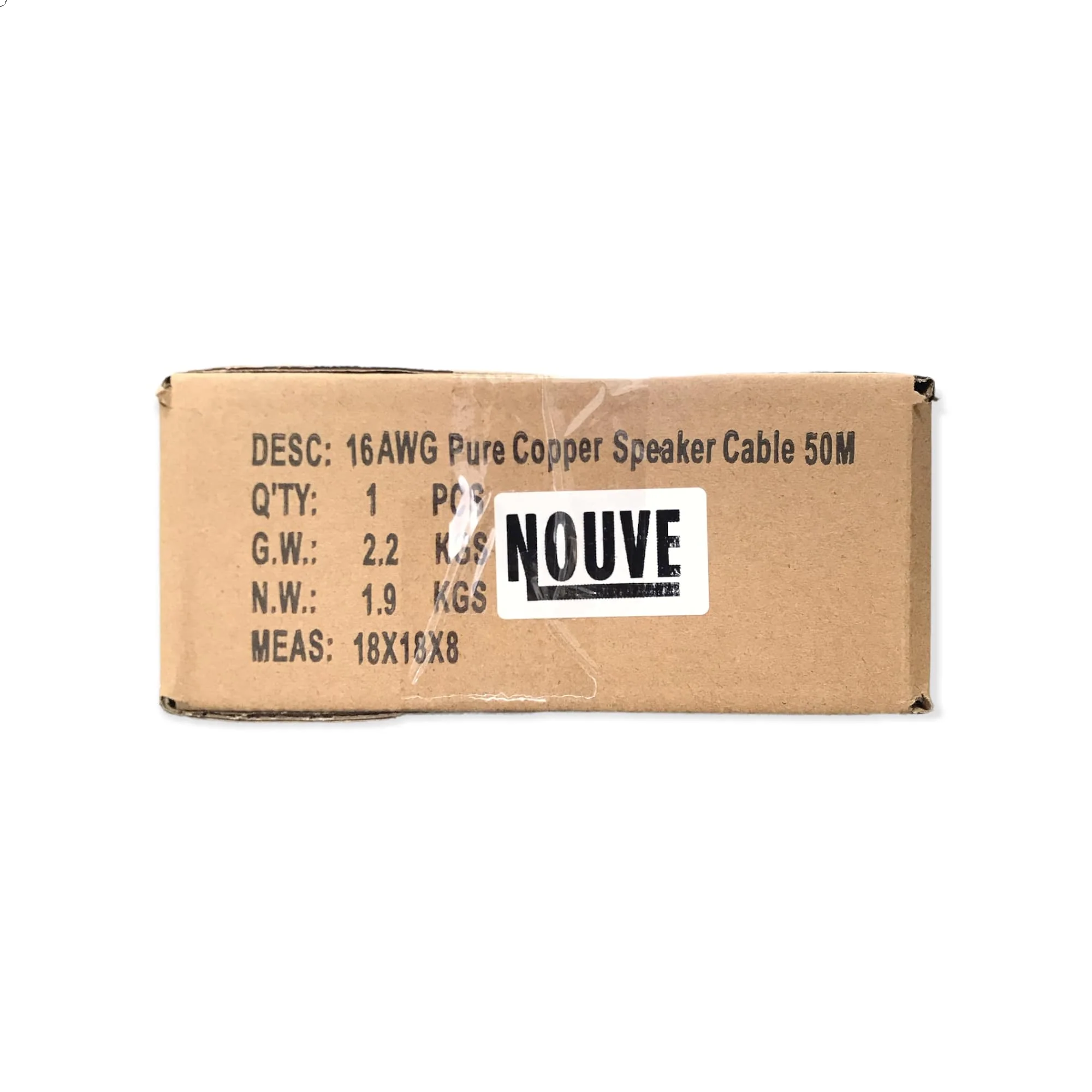 Nouve 16 AWG Speaker Cable 50m Pure Copper (2-Core) - Image 5