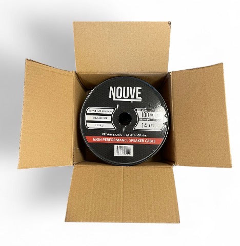 Nouve 14 AWG In-Wall Speaker Cable 100m Pure Copper (2-Core) - Image 3
