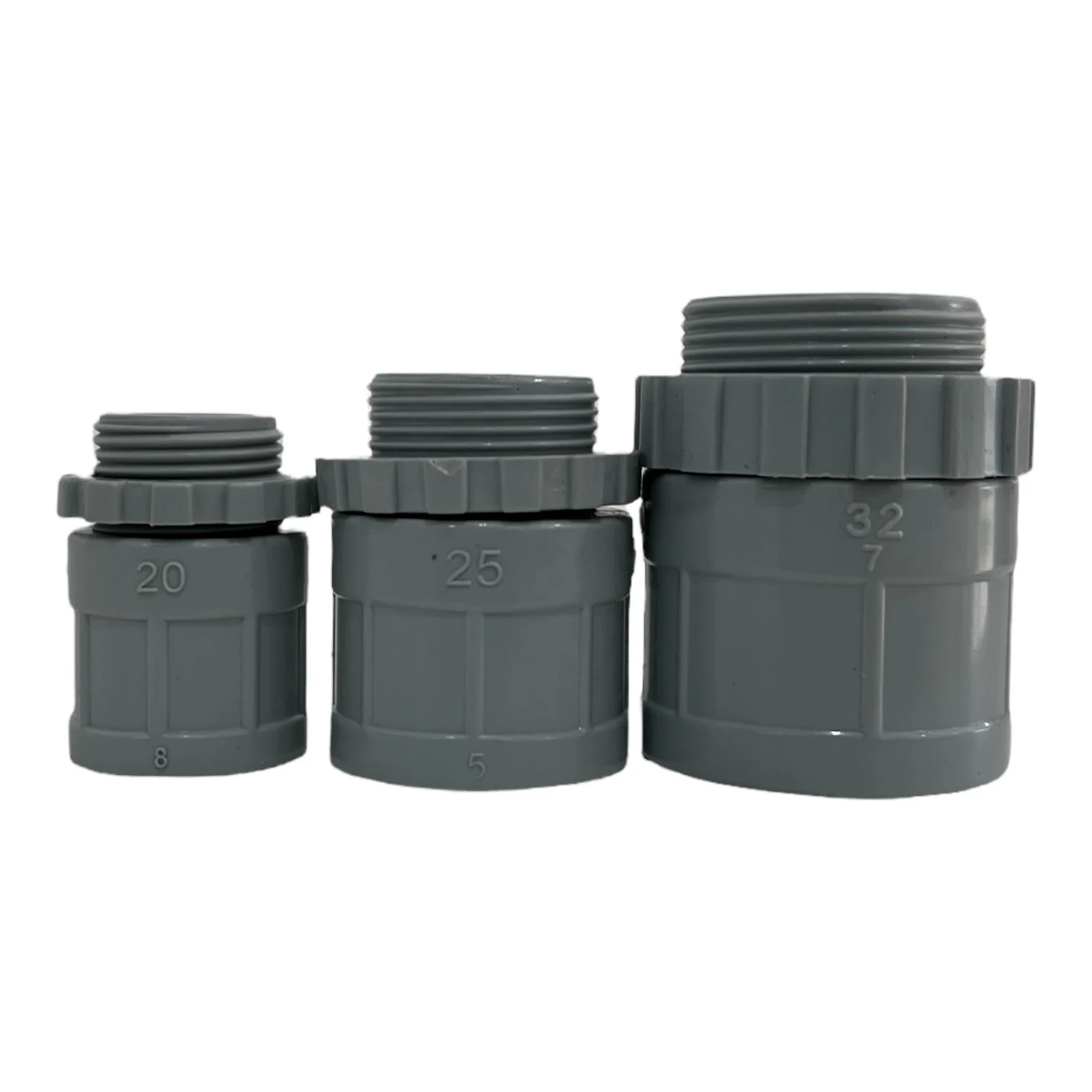 Plain to Screw Adapter with Lock Ring - 20mm - Image 3
