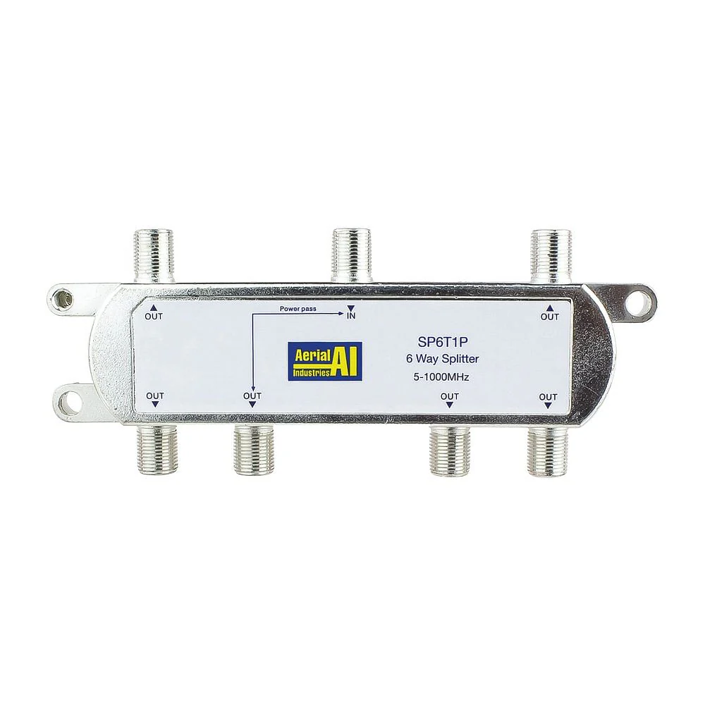Power Pass 1 Port TV Antenna 2/3/4/6 Way Splitter F Type Aerial Satellite - Image 4
