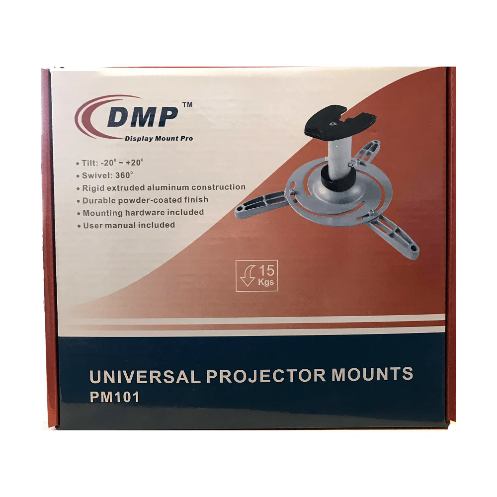 Projector Ceiling Mount Bracket Fixed 15cm WHITE | PM101-W - Image 7