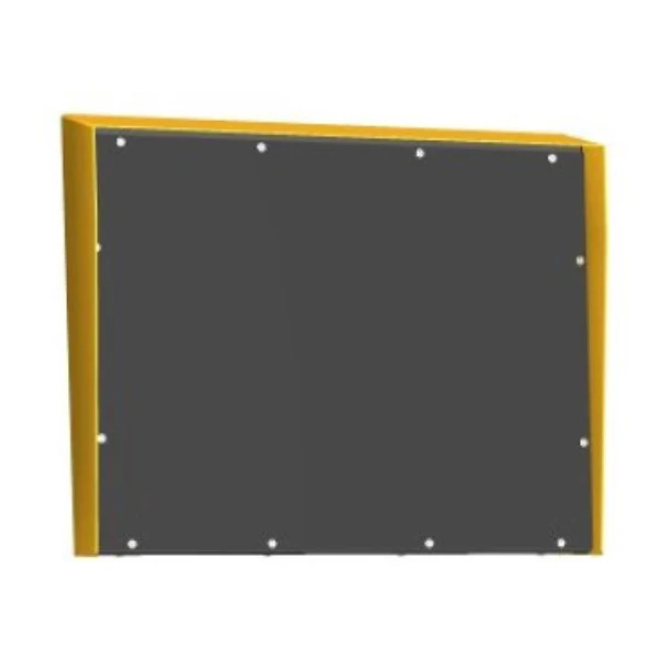 Rain Hood Polyethylene Black Board Mounting Panel (360mm x 430mm)