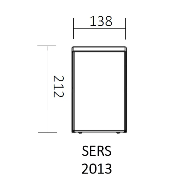 Rain Shield Aluminum Mounting Panel (200mm x 130mm) SERS2013 - Image 2