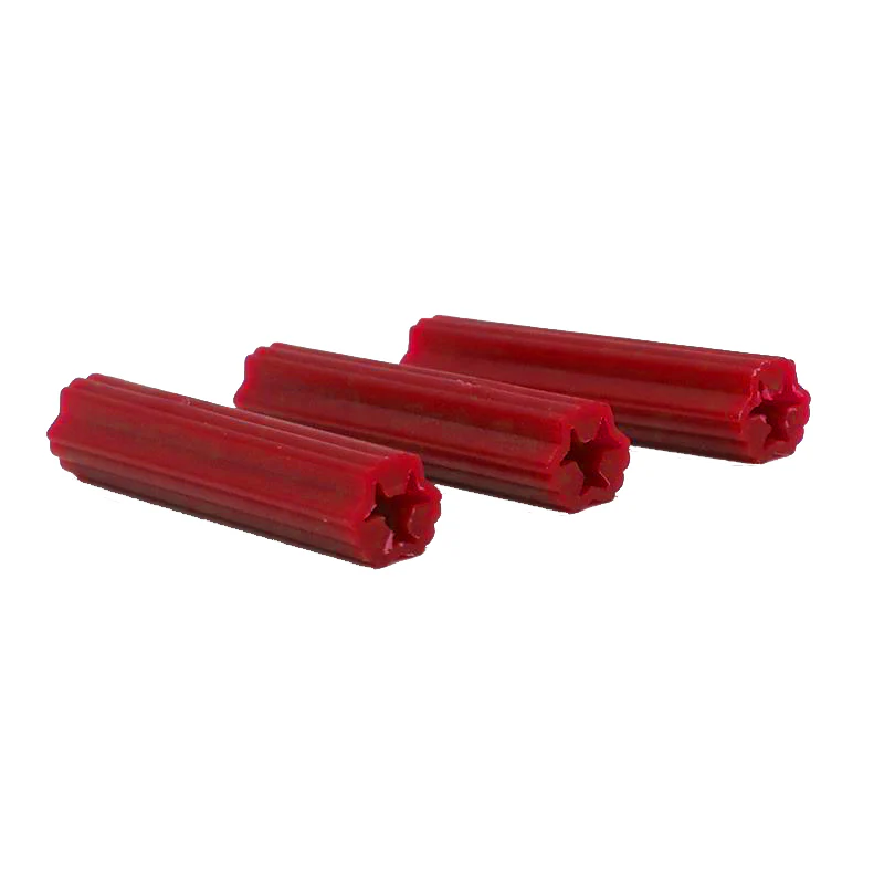Wall Plugs Red  6mm x 25mm - 500pcs - Image 3