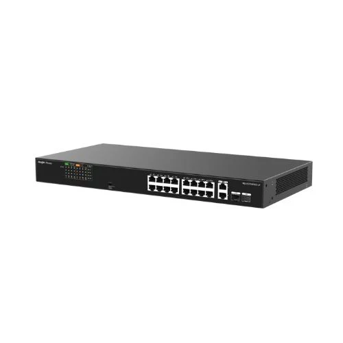 RG-ES118FGS-LP, 16-Port 10/100 Mbps with 2-Port Gigabit Unmanaged PoE Switch - Image 3