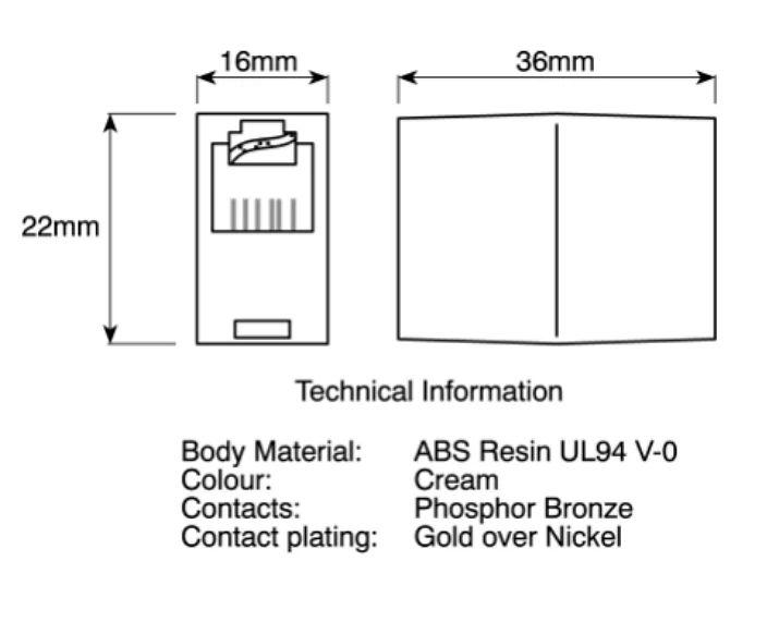 RJ45 Coupler Network Ethernet Cable Joiner - Image 3