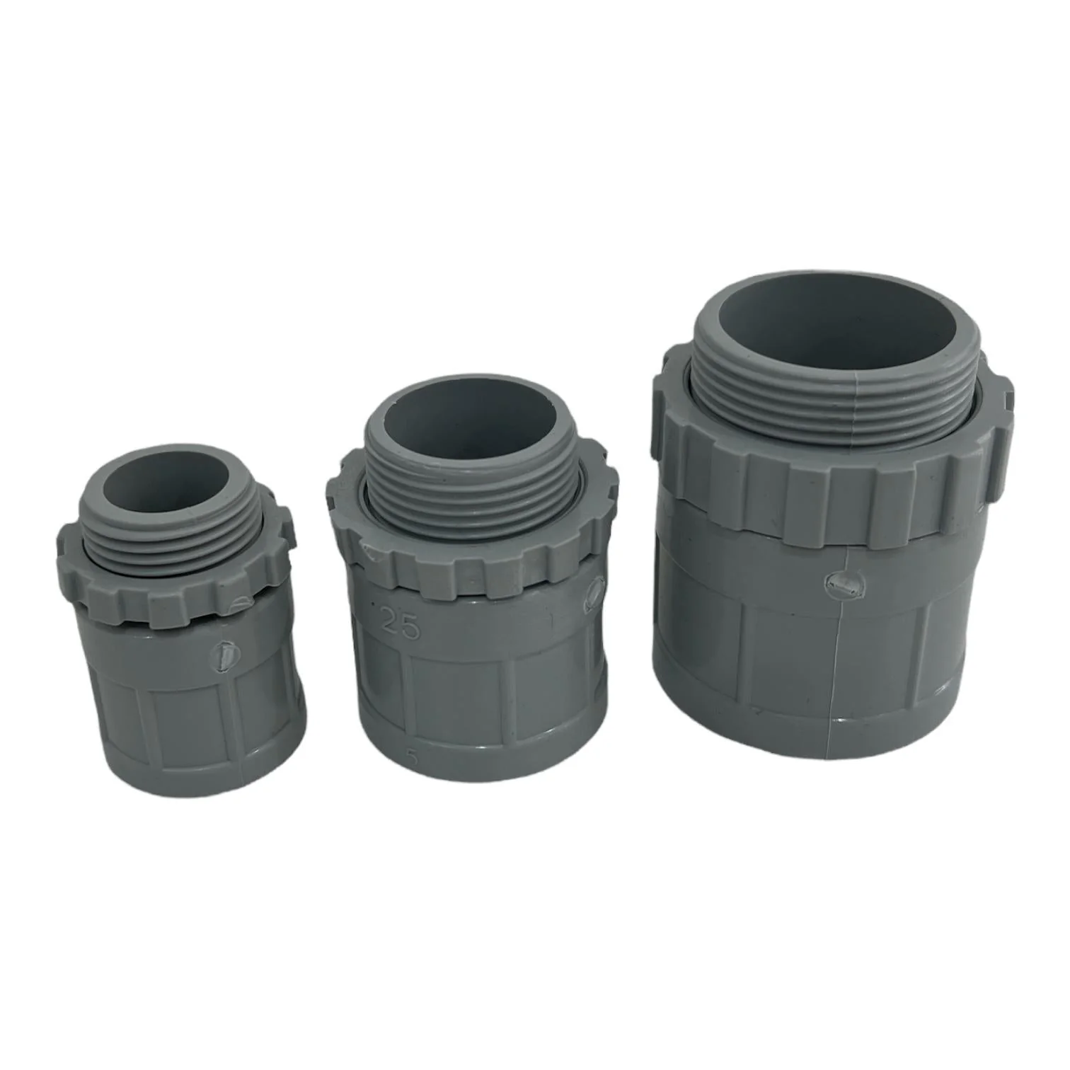Plain to Screw Adapter with Lock Ring - 32mm - Image 2