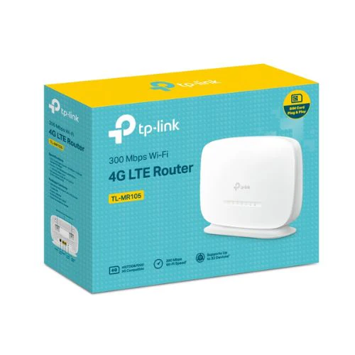 TP-LINK 300 Mbps Wireless N 4G LTE Router sim card slot TL-MR105 - Image 4