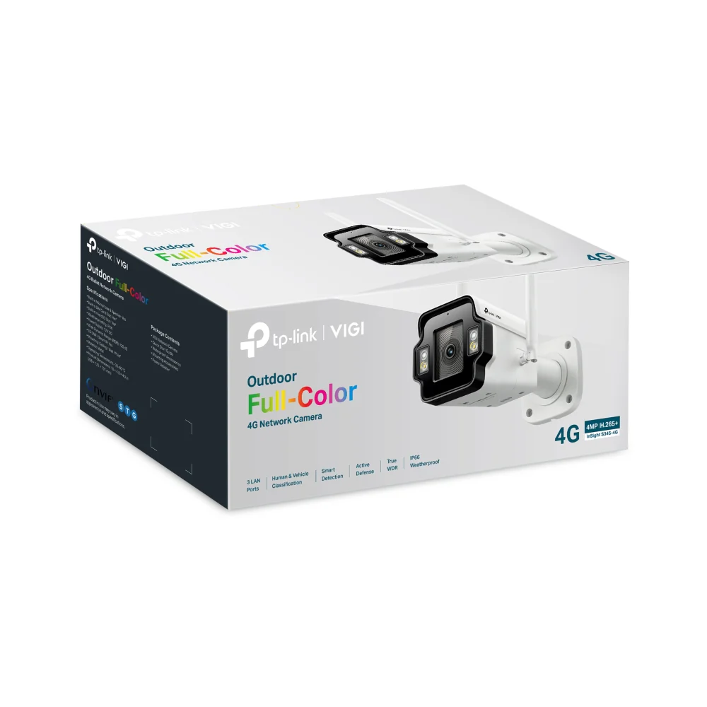 Tp-Link VIGI 4MP Outdoor Full-Colour 4G Bullet Network Camera InSight S345-4G - Image 5