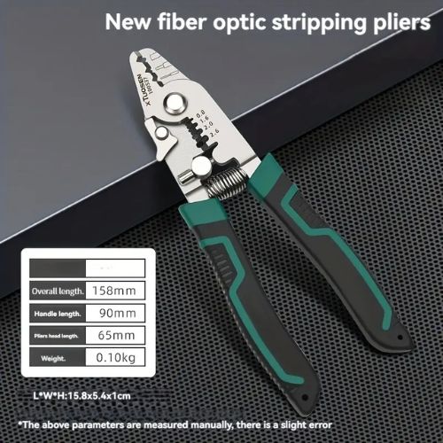 Precise 3 Holes Fibre Optic Wire Striper (6.5 Inch) Heavy Duty - Image 5