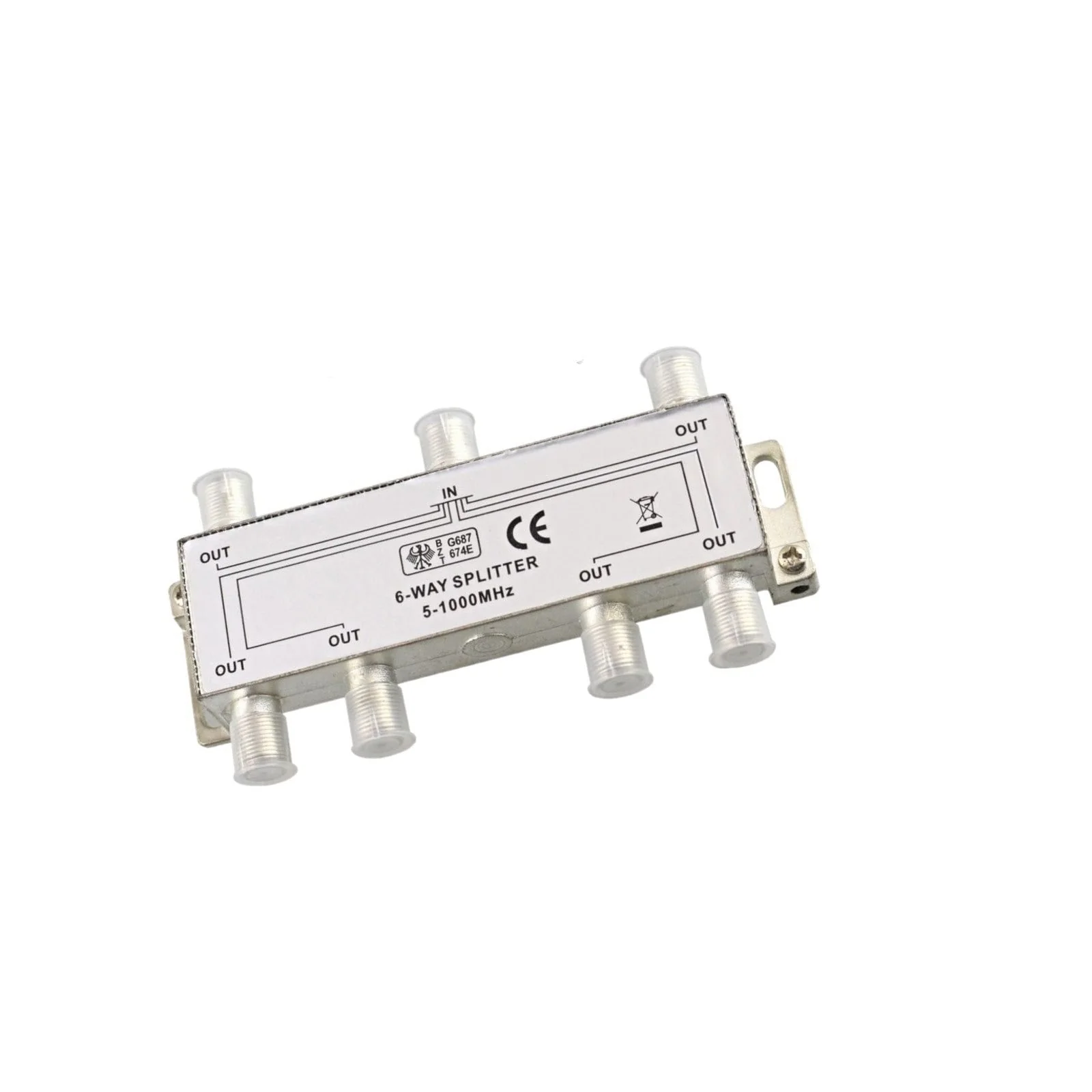 TV Antenna 2/3/4/6 Way Splitter F Type Aerial Satellite - Image 4