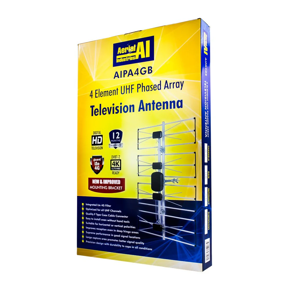 Phased Array TV Antenna 4 Element UHF in Display Carton - Image 6