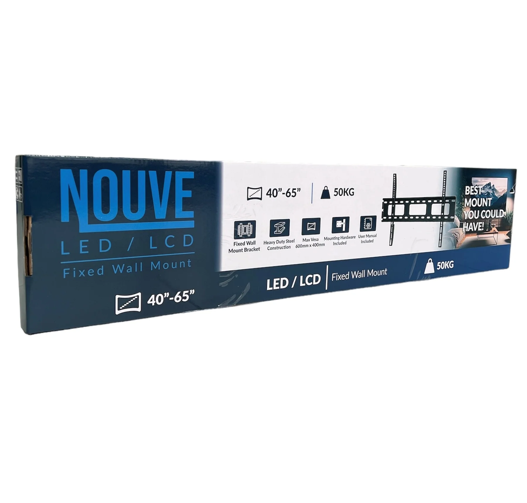 TV Wall Bracket Fixed 40"-65" | PLB132L | Load Capacity 50kg - Image 5