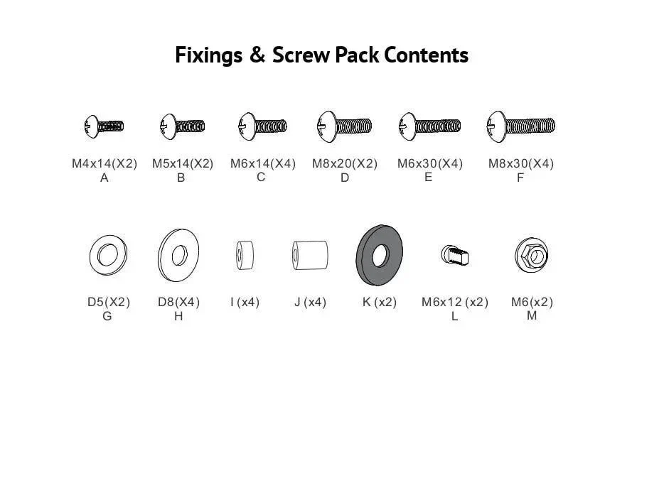 Universal Soundbar Wall Mount Bracket for TV Speaker SWB-103 - Image 4