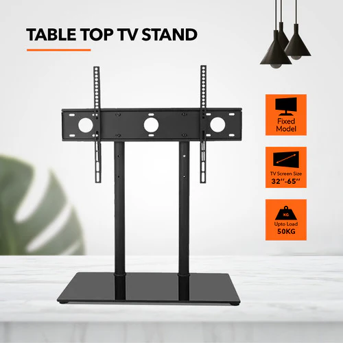 Universal Table Top TV Stand for 32-65" Fixed - DS302 - Image 4